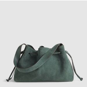 Madewell Green Suede Shoulder Bag